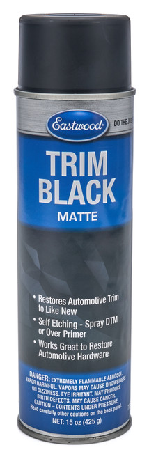 Eastwood 70366Z - Paint - Trim Black - Matte Black - 15 oz Can - Each