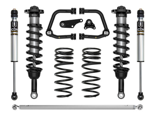 Icon K53363T - 2024 Toyota Land Cruiser 250 Series, 1.25-3" Lift, Stage 3 Suspension System, Tubular