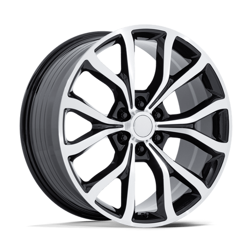 Performance Replicas PR230BD24106331 - Pr230 24X10 Gloss Black W/ Machined Face