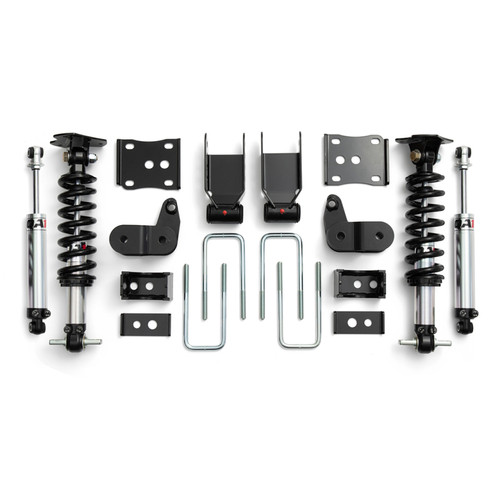 QA1 LK02-FF04 - 21-25 Ford F150 4WD Dual Adjustable Lowering Kit (3.5in-5.5in)