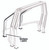 Go Rhino 9370C - RHINO Bed Bar - Kickers - Chrome