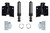 Icon 56103 - 2005+ Toyota Tacoma Rear Hyd Bump Stop Kit