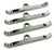 Moroso 68519 - Ford Valve Cover Hold Downs - Steel - Chrome Plated - Set of 4