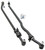 RockJock JK-9704P - Currectlync Steering System 07-18 Wrangler JK w/Flipped Drag Link 1 1/2 Inch Diameter Tube Tie Rod/Forged Drag Link/Forged Tie Rod Ends Premium Jam Nuts And Adjuster  4x4