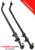 RockJock JK-9704 - Currectlync Steering System 07-18 Wrangler JK Bolt-On Includes 1 1/2 Inch Diameter Tie Rod/Forged Drag Link HD Steering Stabilizer Shock Mounting Kit  4x4