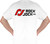 RockJock RJ-711010-M - T-Shirt w/ RJ Logo and Horizontal Stripes on Front Gray Medium