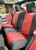 Rugged Ridge 13295.53 - Seat Cover Kit Black/Red 07-10 Jeep Wrangler JK 4dr