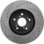 StopTech 128.40057CL - Sport Cryo Cross Drilled Brake Rotor; Front Left