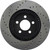StopTech 128.63059CL - Sport Cryo Cross Drilled Brake Rotor; Front Left