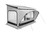 Thule 309921 - QuickFit Awning Tent Medium (3.10m Length / 2.25-2.44m Mounting Height) - Silver