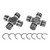 Yukon Gear YA W24174 - Front 4340 Chromoly Axle Kit For Jeep JL Dana 30 27 Spline FAD Del. w/1350 (7166) Joints