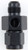 Fragola 495005-BL - Inline Gauge Adapter -6AN Male x -6AN Fem - Black