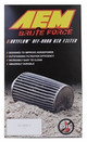 AEM Induction 21-2047BF - AEM Dryflow 3.5in. X 7in. Round Tapered Air Filter
