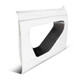 Anderson Composites AC-DD21FDBR2D-HA-PC - 21-22 Ford Bronco 2DR Fiberglass Doors (Pair) w/ CF Inserts - Off Road