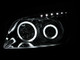 Anzo 111120 - 2006-2008 Toyota Rav4 Projector Headlights w/ Halo Black