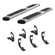 ARIES 4444002 - 6" x 75" Polish Stainless Oval Side Bars, Select Silverado, Tahoe, Sierra, Yukon