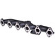 ATS Diesel 2049202272 - 2003-07.5 5.9L Cummins 2-Piece Pulse Flow Exhaust Manifold Kit T-3 Turbo Flange Non Wastegated Ceramic Coated Black