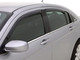 Auto Ventshade (AVS) 194458 - 07-10 Chrysler Sebring Ventvisor In-Channel Front & Rear Window Deflectors 4pc - Smoke