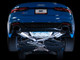 AWE 3015-33321 - Audi B9.5 RS5 Sportback Non-Resonated Touring Edition Exhaust - RS-Style Diamond Blk Tips