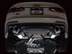AWE 3015-42103 - 19-23 Audi C8 S6/S7 2.9T V6 AWD Touring Edition Exhaust - Chrome Silver Tips