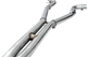 AWE 3020-33070 - 2015+ Dodge Charger 6.4L/6.2L Non-Resonated Touring Edition Exhaust - Diamond Blk Tips