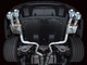 AWE 3025-42375 - 2024 Ford Mustang Dark Horse S650 RWD SwitchPath Catback Exhaust w/ Quad Chrome Silver Tips