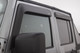 Auto Ventshade (AVS) 774034 - 07-18 Jeep Wrangler Unlimited Ventvisor Low Profile Window Deflectors 4pc - Matte Black