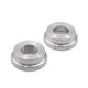 BLOX Racing BXAC-00322-SI - 2-Piece Billet Aluminum Solid Shifter Bushing B-Series Transmissions - Silver