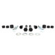BLOX Racing BXAC-10047-SI - Racing Silver Harness Bar 94-01 Integra/92-00 Civic/02-06 RSX/88-91 CRX