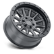 Black Rhino Wheels 1785DGR005140M78 - Dugger 17X8.5 Gun Black W/ Black Rock Guard