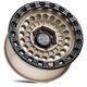 Black Rhino Wheels 1785STN-06140D12 - Sentinel 17X8.5 Desert Sand W/ Black Ring