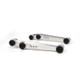 BLOX Racing BXSS-21203-RAW-V2 - Racing 90-01 Integra, 89-95 Civic, CRX, Del Sol V2 Billet Rear LCA Poly Bushings - Raw