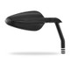 Burly Brand B16-1502B - Radar Mirror Set - Black