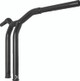 Burly Brand B12-6053B - Dominator Raked Bar 14in - Gloss Black