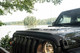 Bushwacker 14093 - 18-19 Jeep Wrangler Rubicon/Sport//Unlimited/Sport S Hood Stone Guard- Black