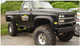 Bushwacker 40004-11 - 75-80 Chevy K10 Suburban Cutout Style Flares 2pc - Black