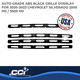 Coast To Coast CCIGI168BLK - Four Piece Set, Gloss Black Finish, Utilizes Both Clips and Tape for Retention