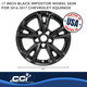 Coast To Coast IWCIMP384BLK - Wheel Cover 17 Inch 5 V Spoke Black Set Of 4