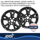 Coast To Coast IWCIMP384BLK - Wheel Cover 17 Inch 5 V Spoke Black Set Of 4