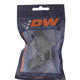 Deatschwerks 6-02-0412-B - 10AN ORB Male Swivel to 10AN Male Flare 90-Degree Fitting - Anodized Matte Black