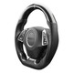 Drake Muscle CA950-15 - Cars Steering Wheel - Carbon Fiber with Leather Grips - Heated