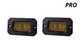 Diode Dynamics DD6735P - Stage Series 2in LED Pod Pro Yellow Combo Flush ABL Pair