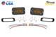Diode Dynamics DD6735P - Stage Series 2in LED Pod Pro Yellow Combo Flush ABL Pair