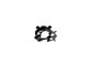 DV8 Offroad MPRSNSR-01 - Jeep/Dodge/RAM Front Bezel & Rear Clip Replacement Kit for MOPAR Sensors - Set of 4