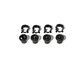 DV8 Offroad MPRSNSR-01 - Jeep/Dodge/RAM Front Bezel & Rear Clip Replacement Kit for MOPAR Sensors - Set of 4