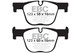 EBC DP32131C - 12+ BMW 335 3.0 Turbo (F30) Redstuff Rear Brake Pads