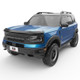 EGR 303561 - 21-22 Ford Bronco Sport Superguard Hood Shield - Dark Smoke ()