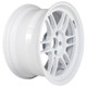 Enkei 3797906522WP - RPF1 17x9 5x114.3 22mm Offset 73mm Bore Vanquish White Wheel