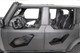 Fab Fours FB1031-1 - Trail Doors; Inserts; Matte Black Powder Coat: 4 Pcs;