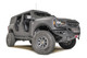 Fab Fours FB2002-1 - Fender Flare; Delete; Matte Black Powder Coat;